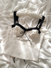 Call me Charlotte Vintage Private Balenli Büstiyer Beyaz