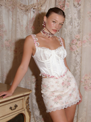 Lucia Premium Balenli Büstiyer Beyaz