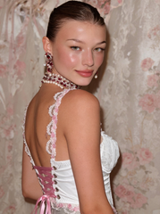 Lucia Premium Balenli Büstiyer Beyaz