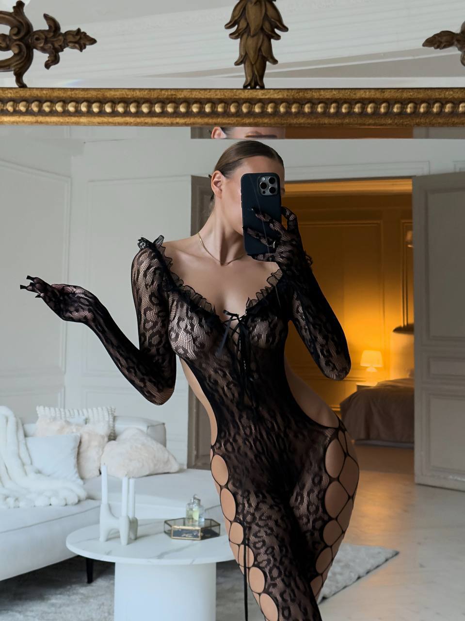 Alina Vücut Çorabı Siyah