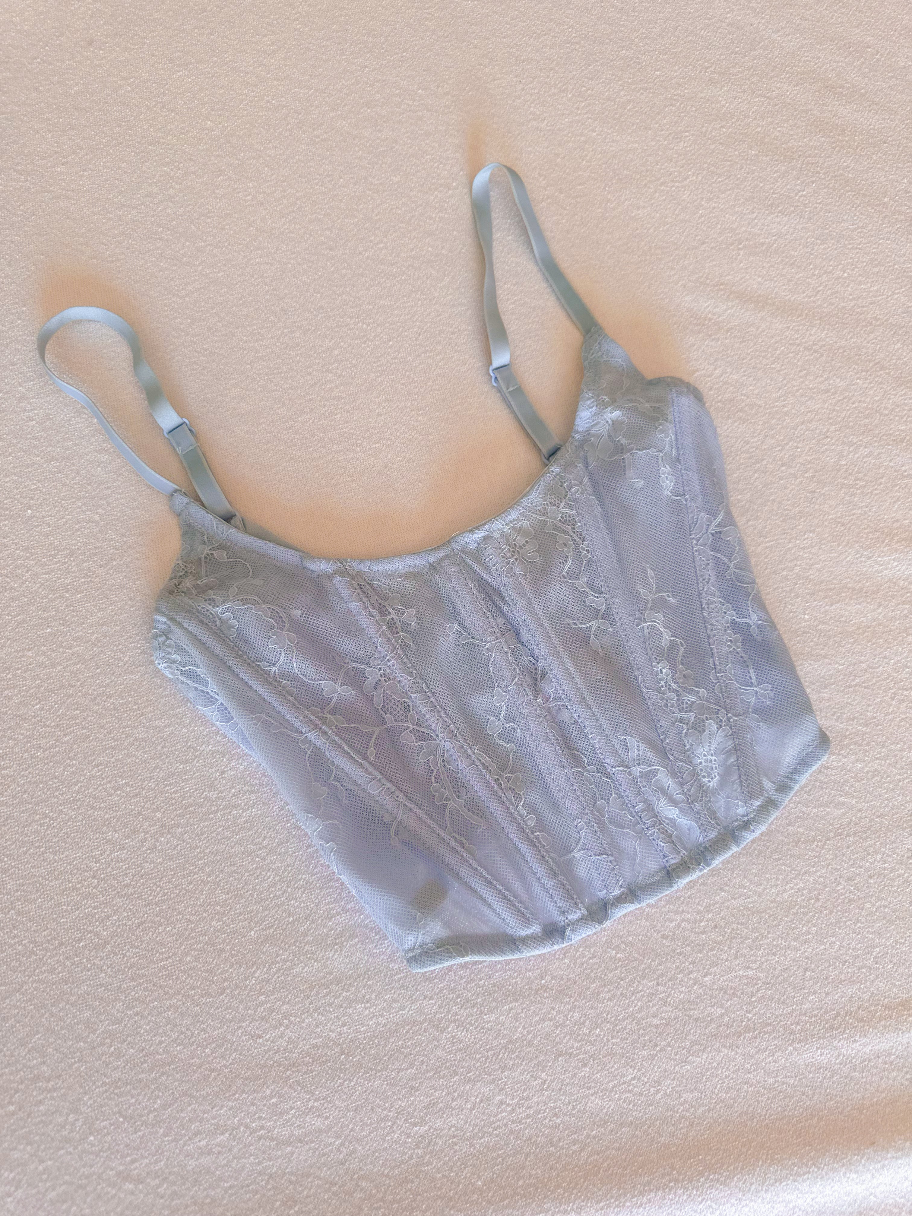 Lisa Premium Balenli Büstiyer Mavi