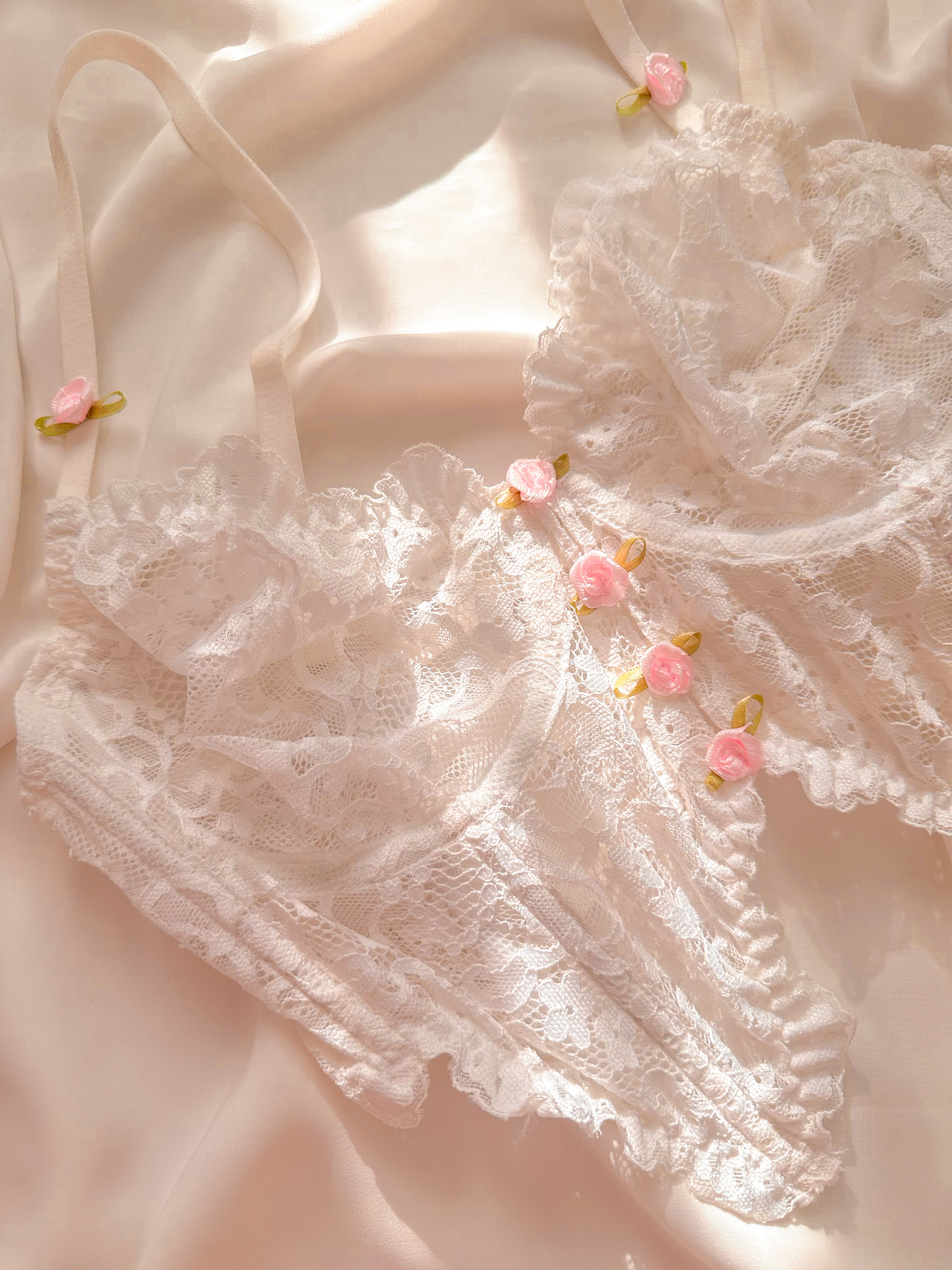 Soft Bride Balenli Balkonet Büstiyer Takımı Beyaz