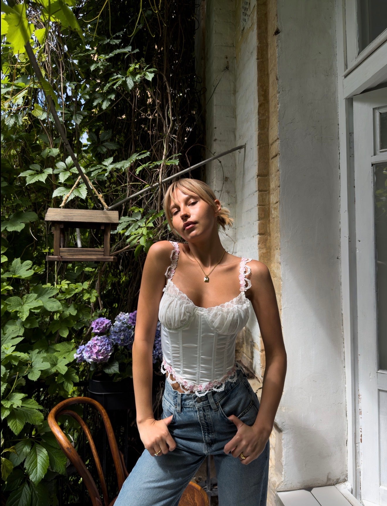 Lucia Premium Balenli Büstiyer Beyaz