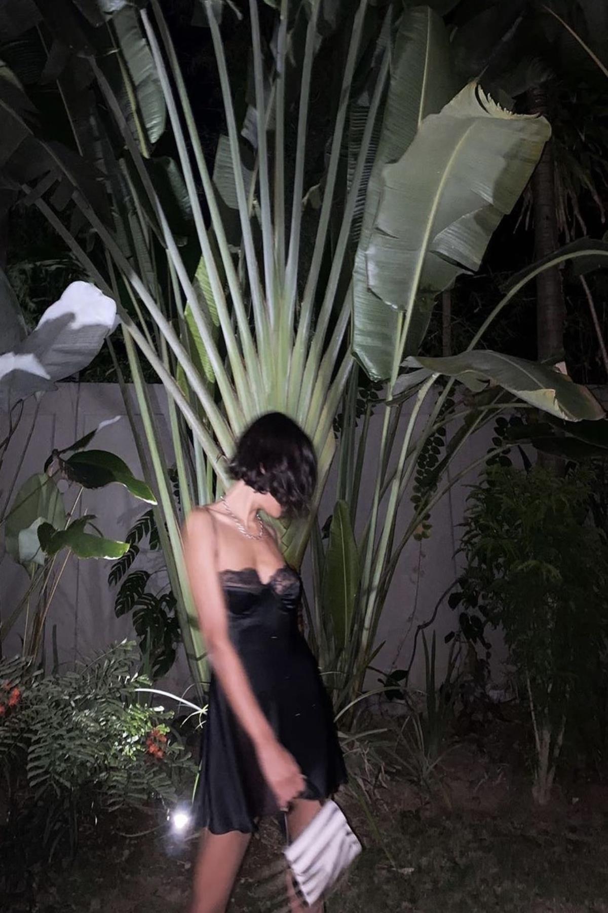 edde İpeksi Saten Mini Balenli Gecelik - Günlük Elbise Siyah