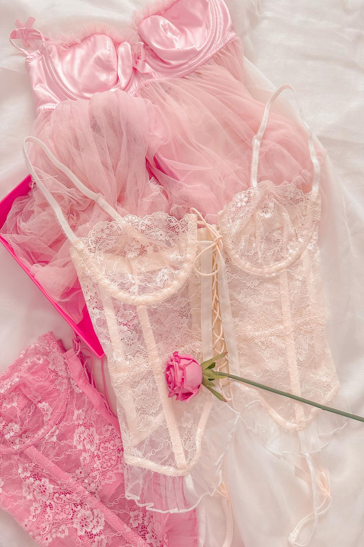 Vintage Bride Jartiyer Balenli Bustier